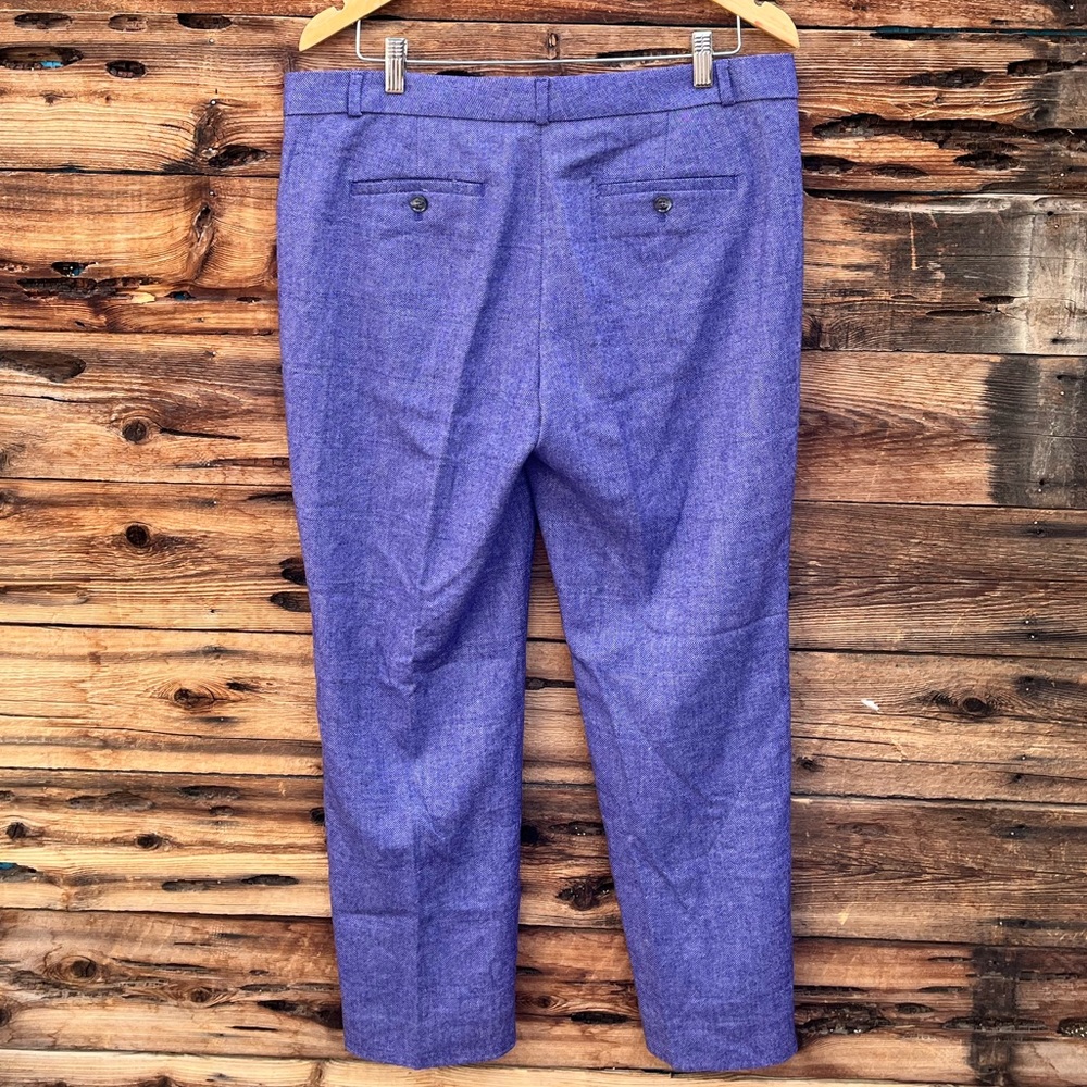 BANANA REPUBLIC | Indigo Wool Blend Dress Pants 12 - Picture 3 of 6